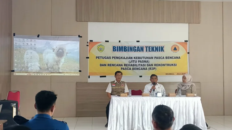 BPBD Baubau Perkuat Kapasitas Petugas Hadapi Fase Pascabencana
