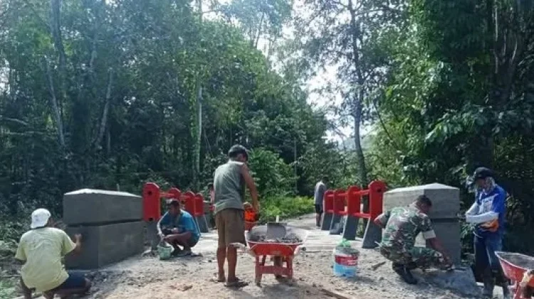 Masuki Tahap Finishing, Pembangunan Jembatan Wasaga di Buton Segera Rampung