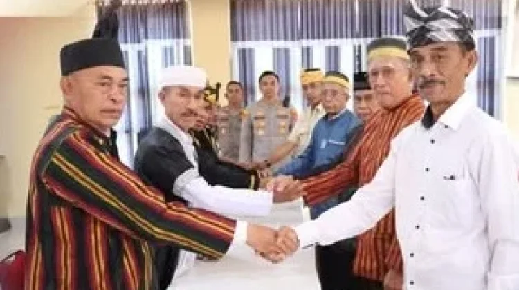 Polres Butur Fasilitasi Dialog Lembaga Sara Barata dan Pelaksana Lakina Kulisusu