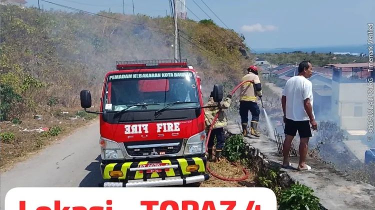 Lima Titik Kebakaran Lahan Melanda Baubau