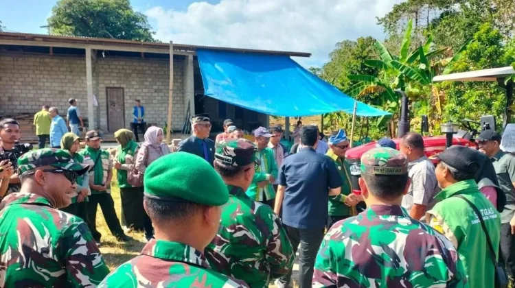 TMMD Ke-129 Berakhir, Poktan Trisakti Labuandiri Terima Bantuan Alsintan