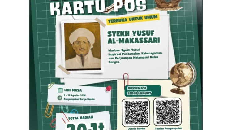 Lomba Kartu Pos 400 Tahun Syekh Yusuf Al-Makassari, Angkat Pesan Perdamaian