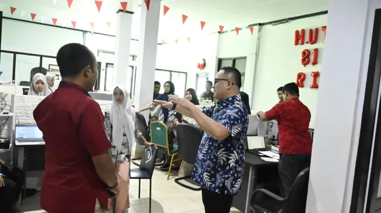 Kakanwil Kemenkum Sultra Pantau Kinerja Pegawai dan Fasilitas