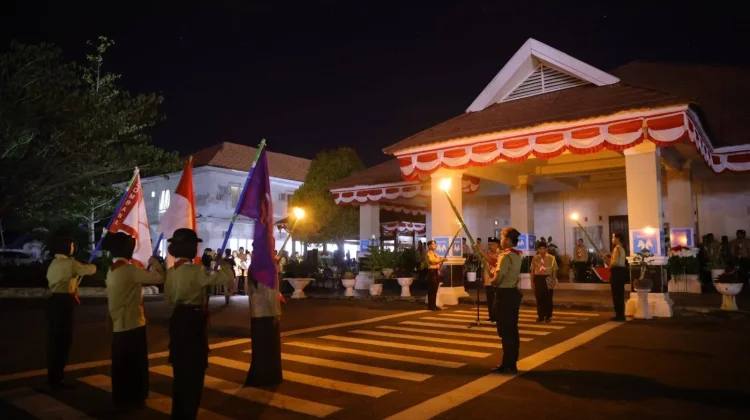 Bupati Bombana Pimpin Malam Ulang Janji Pramuka