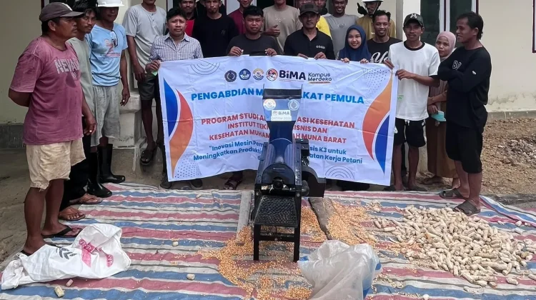 Inovasi Mesin Pemipil Jagung Berbasis K3 Tingkatkan Produksi Petani Desa Lakabu
