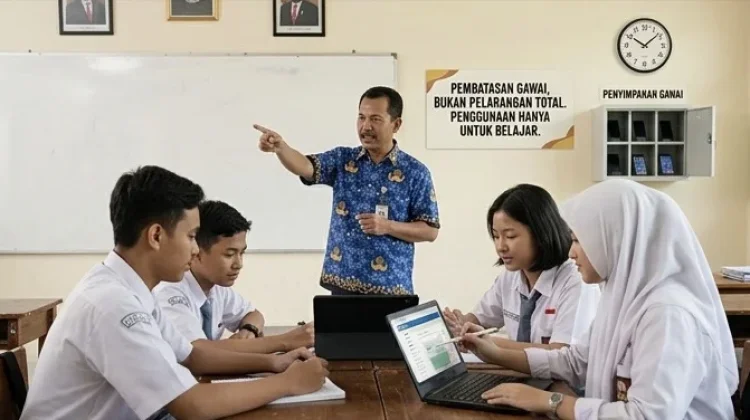 SE Mendikdasmen Nomor 18 Tahun 2026, Gawai di Sekolah Dibatasi