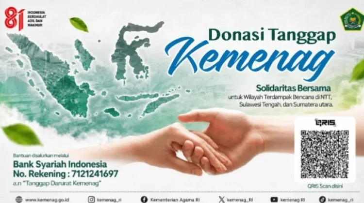 Kemenag Buka Donasi Tanggap Bencana NTT