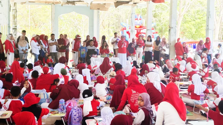 Semarak HUT Kemerdekaan, RA Perwanida Baubau Asah Kreativitas Anak