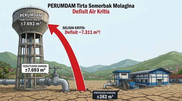 Selisih Kebutuhan dan Produksi Air Baubau Masih Timpang
