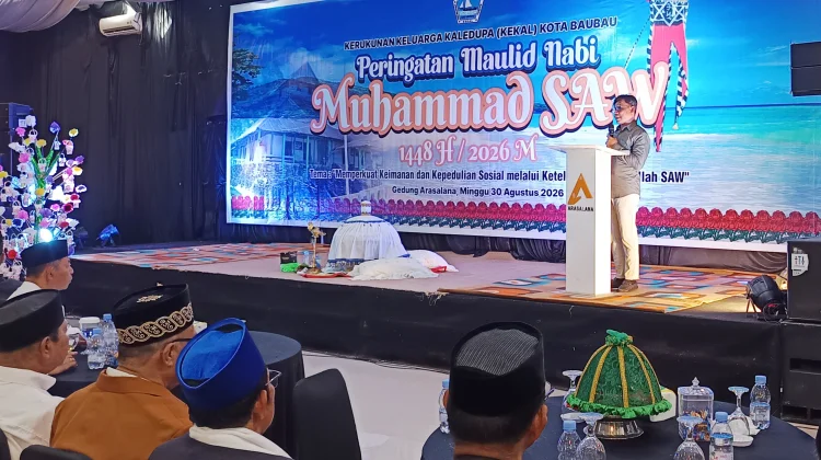 Pemkot Apresiasi KEKAL Baubau Gelar Maulid Nabi, Serukan Kerja Bersama