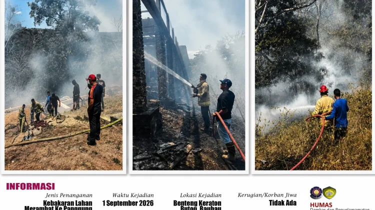 Damkar Baubau Ingatkan Warga Stop Bakar Sampah