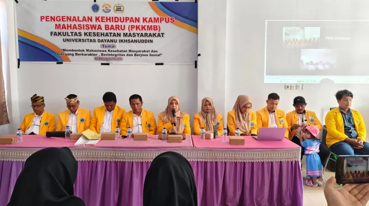 Menapaki Kampus, PKKMB FKM Unidayan Bekali 118 Maba Jadi Calon Nakes Profesional