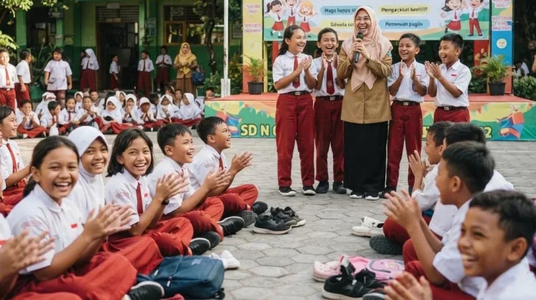 Pertemuan Pagi Ceria Perkuat Kebiasaan Positif Siswa sejak Awal Hari