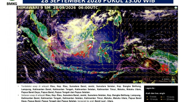 Langit Baubau Keruh, BMKG Menduga Asap Kiriman