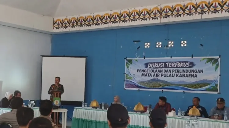 Wabup Bombana Dorong Perlindungan Sumber Mata Air Kabaena