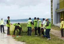 Bapas Baubau Aksi Sosial Bersihkan Lingkungan Islamic Center