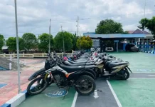 Polres Baubau Sita Motor Balap Liar hingga Lebaran