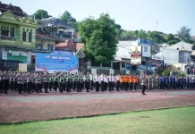Polres Baubau Apel Siaga Perketat Patroli Titik Rawan