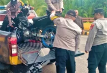 Polisi Amankan Motor Pelaku Balap Liar di Ambuau Indah