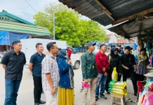 Polres Baubau dan Pemkot Monev Harga Bapok