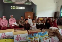 Kapolres Baubau  Salurkan Sembako di Ponpes Al-Marhamah
