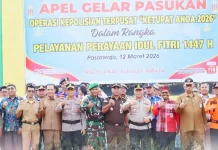 Kapolres Buton Pimpin Apel Gelar Pasukan Operasi Ketupat 2026