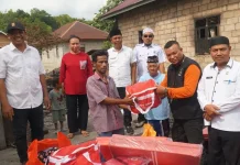 Kemensos Salurkan Bantuan Logistik untuk Korban Kebakaran di Busel