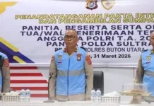 Polres Butur Ikuti Pakta Integritas Rekrutmen Polri 2026