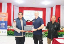 Polres Baubau Terima Bantuan Peralatan Operasional dari AFP
