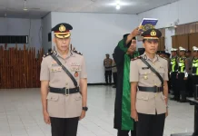 Kapolres Baubau Tekankan Profesionalisme Saat Sertijab Kabag SDM