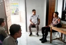 Satbinmas Polres Butur Sambangi Kelurahan Lipu Jaga Kamtibmas