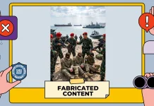 Hoaks! TNI Kepung Tentara AS-Israel di Selat Hormuz