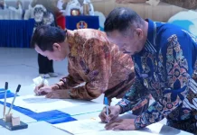 Bupati Buton Tengah Teken MoU Penguatan SDM Transportasi