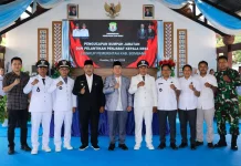 Bupati Bombana Lantik Tiga Pj Kepala Desa