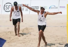 Tim Voli Pantai Putra Indonesia Melaju ke Perempat Final