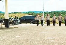 Kapolres Buton Touring Kamtibmas di Lapandewa