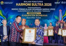 Pemkab Bombana Raih Peringkat Lima IPKD Sultra