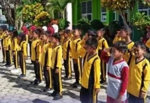 Polres Butur Bina Polisi Cilik di SD Negeri 1 Laangke
