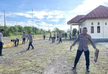 Polres Baubau Pulihkan Polsek Kadatua, Layanan Kembali Berjalan