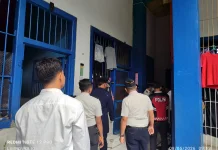 Berantas Narkoba dan HP, Ratusan Aparat Gabungan Razia Lapas Baubau