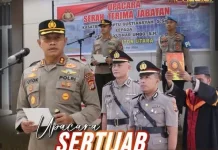 Sertijab Kasat Binmas Kapolres Butur Tekankan  Pelayanan Presisi