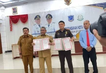 Pemkab dan Kejari Muna Teken MoU bidang Datun