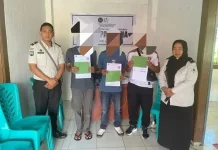 Pos Bapas Raha Dampingi Tiga Klien Kembali ke Masyarakat
