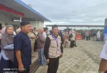 CJH Baubau Bertolak ke Jeddah Arab Saudi 18 Mei Malam