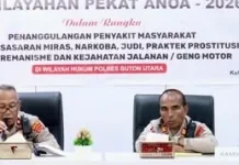 Polres Buton Utara Gelar Latpraops Pekat Anoa 2026