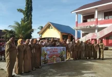 Polres Buton ke Sekolah Edukasi Siswa SDN 45 Buton