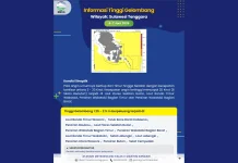 Prakiraan Tinggi Gelombang Sultra 4 – 7 Juni 2026