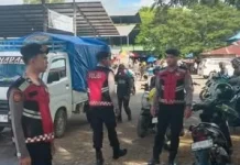 Polres Buton Utara Patroli Jaga Keamanan di Sejumlah Titik
