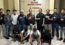 Empat Terduga Pelaku Pengeroyokan Serahkan Diri ke Polres Butur