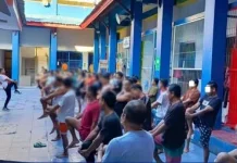 Jaga Kebugaran Warga Binaan Lapas Baubau Rutin Ikuti Senam Pagi